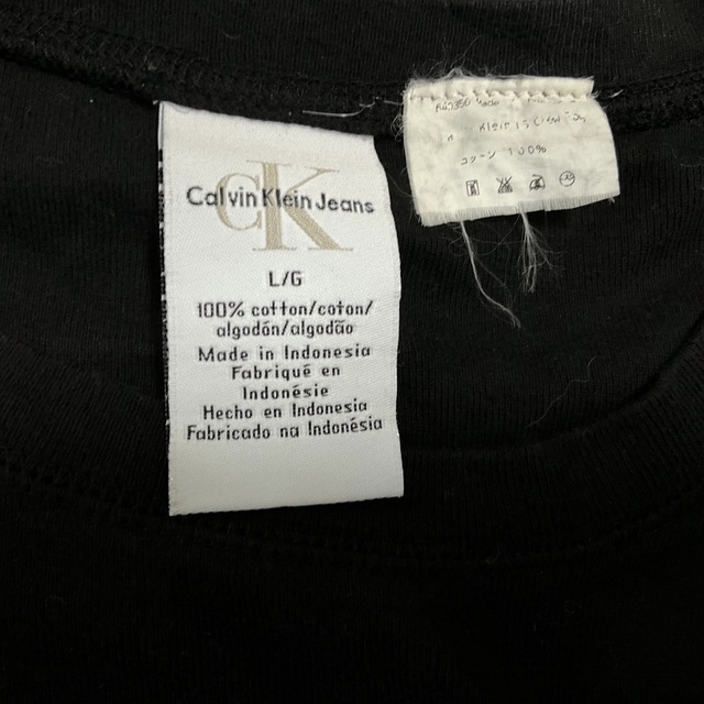 Calvin Klein(カルバンクライン)のCalvin Klein Jeans カルバン　クライン　ジーンズ　ロンT L  レディースのトップス(Tシャツ(長袖/七分))の商品写真