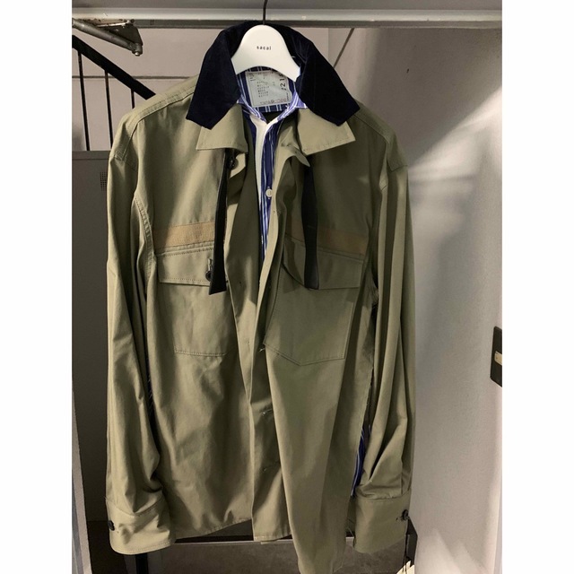 タグ付き未使用品 sacai20ss FABRIC COMBO SHIRTS