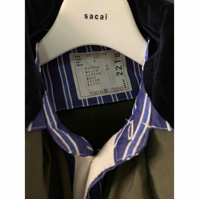 松野屋 キャンバスフラットショルダー 20ss sacai 新品未使用タグ付き