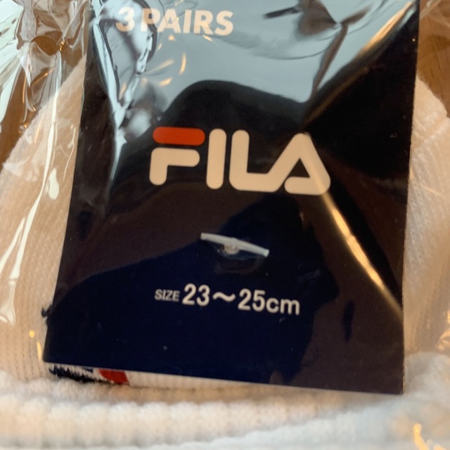 FILA(フィラ)のフィラ　FILA  テニスソックス2足組　新品未使用品 スポーツ/アウトドアのテニス(ウェア)の商品写真