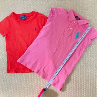 ポロ(POLO（RALPH LAUREN）)のPOLO Ralph Lauren ガールズ　ピンク　ポロシャツ(Tシャツ/カットソー)