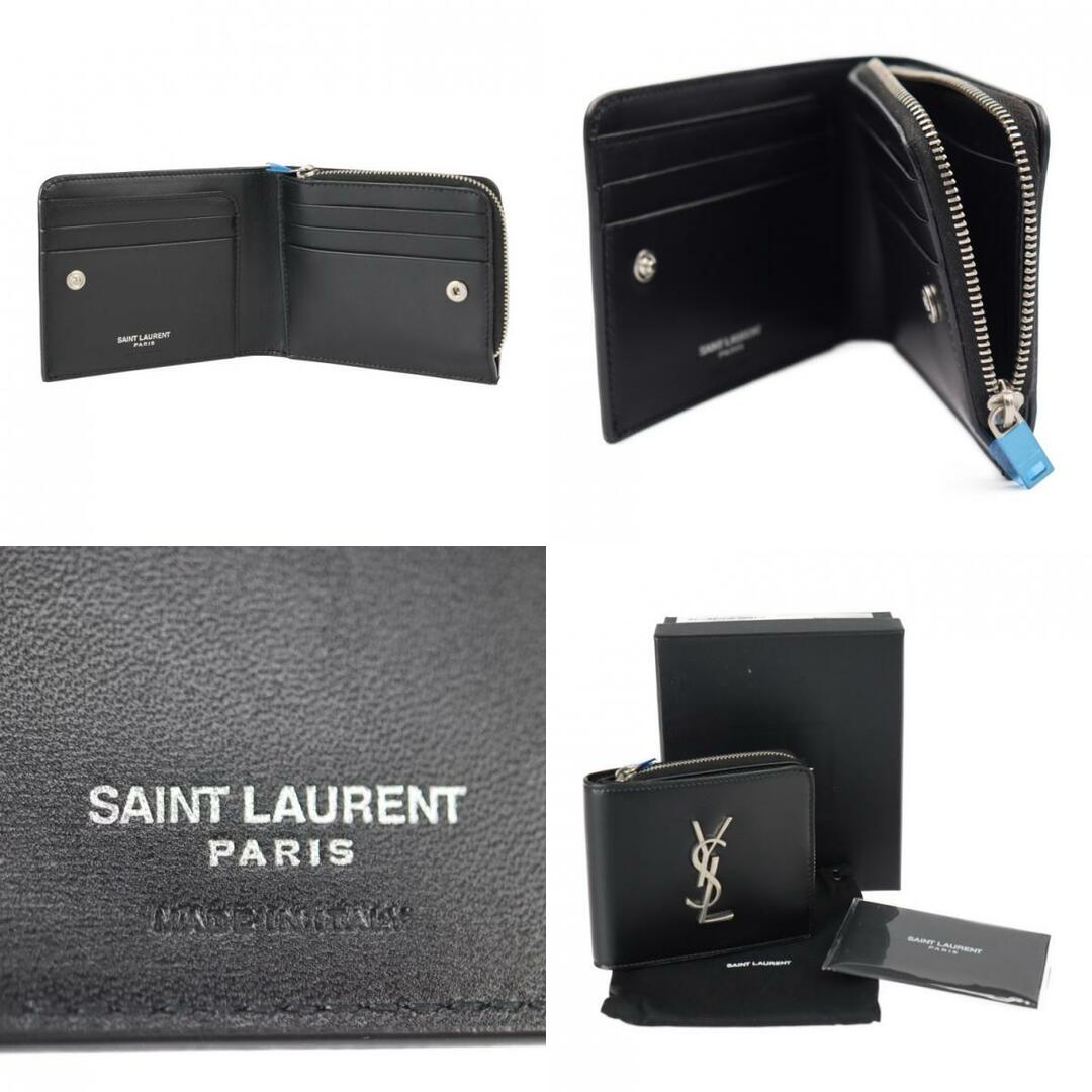 SAINT LAURENT サンローラン　本物　コインケース　財布　二つ折り財布