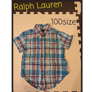 ラルフローレン(Ralph Lauren)のラルフローレン　シャツ　男女兼用　半袖　100cm キッズ　ベビー　トップス(Tシャツ/カットソー)