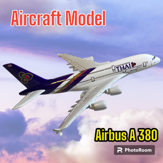 ★【飛行機模型・新品】タイ航空　A380－800　全長14cm | フリマアプリ ラクマ