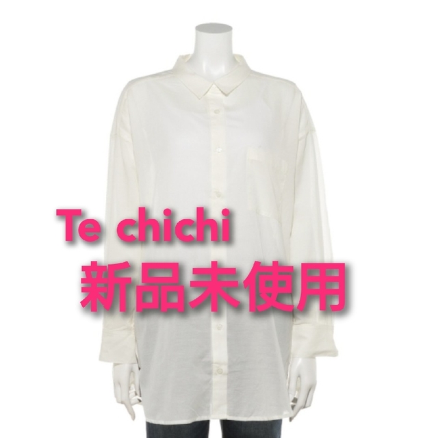 Techichi - 【新品未使用】Lugnoncure シアーオーバーシャツ(ホワイト
