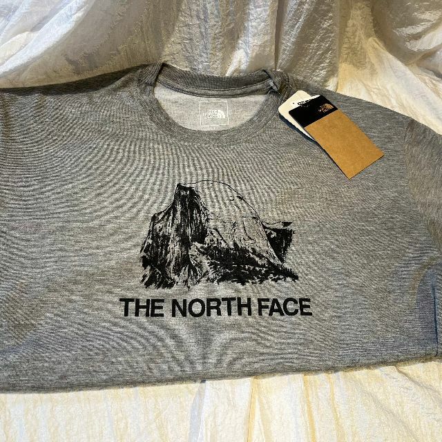 THE NORTH FACE(ザノースフェイス)のノースフェイス ヒストリカルオリジンティー グレー 半袖　M　新品未使用 メンズのトップス(Tシャツ/カットソー(半袖/袖なし))の商品写真