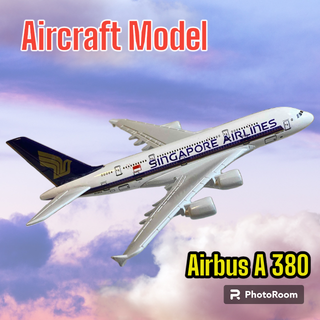 ★【飛行機模型・新品】シンガポール航空　A380－800　全長14cm(航空機)