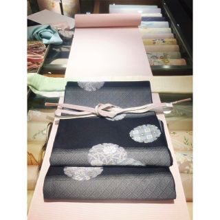日本橋高島屋 絽無地、絽袋帯、帯揚げ、帯締めセットの通販|ラクマ