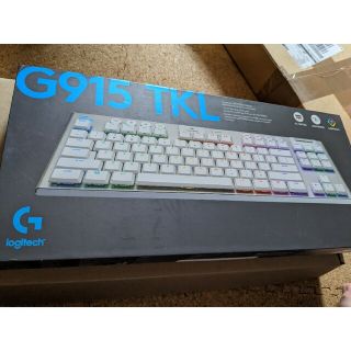 ロジクール(Logicool)のlogicool G915TKL タクタイル ホワイト 【期間限定値下げ】(PC周辺機器)