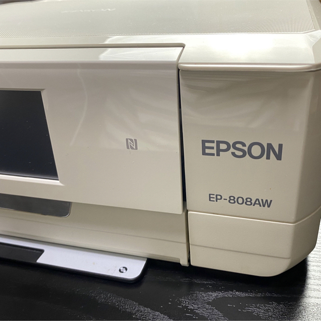 EPSON インクジェット複合機 カラリオ EP-808AW ホワイトスマホ/家電/カメラ