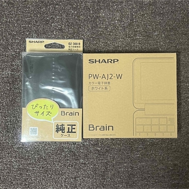 SHARP SHARP PW-AJ2-W カラー電子辞書電子辞書専用純正ケースの通販 by S's shop｜シャープならラクマ