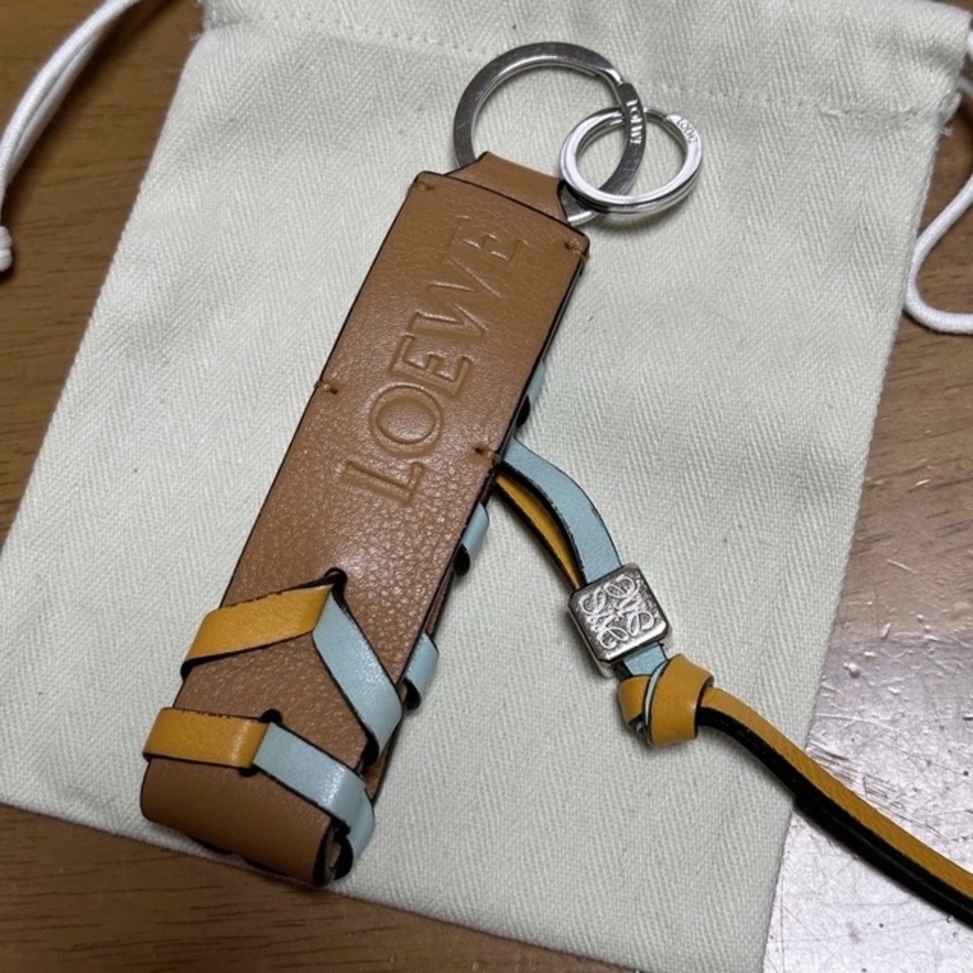 ロエベ loewe キーリング キーケース キーホルダー ブレイデッド チャーム