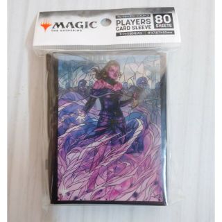 マジックザギャザリング(マジック：ザ・ギャザリング)のmtg リリアナ　灯争大戦　ステンドグラス　スリーブ(カードサプライ/アクセサリ)