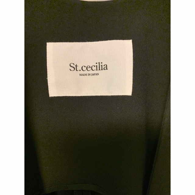 新品タグ付き　St.cecilia Vネックサロペット　黒S girlish レディースのパンツ(サロペット/オーバーオール)の商品写真