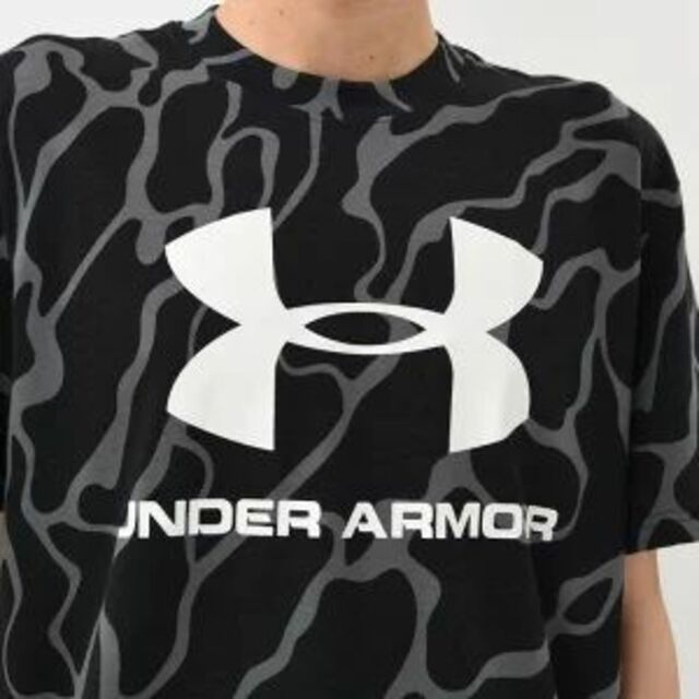 UNDER ARMOUR(アンダーアーマー)のアンダーアーマー Tシャツ UA 黒　半袖 MD　新品未使用 メンズのトップス(Tシャツ/カットソー(半袖/袖なし))の商品写真