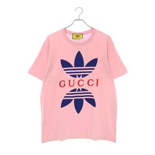 Gucci - グッチ ×アディダス adidas 548334 XJEMJ ロゴプリントTシャツ