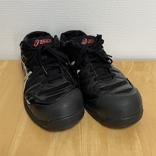 アシックス FCP103 安全靴 ウィンジョブ ブラック 黒 26.5㎝ 靴