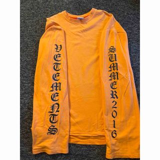 VETEMENTS - vetements ロングスリーブ ロングTシャツの通販 by taaa