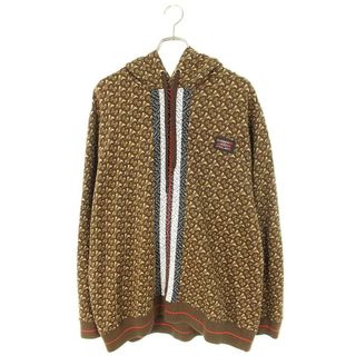 バーバリー(BURBERRY)のバーバリー  8018241 ロゴ総柄プルオーバーパーカー メンズ XXL(パーカー)