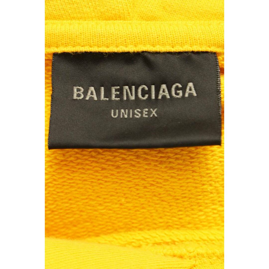 Balenciaga(バレンシアガ)のバレンシアガ  23SS  720426 TNVE9 ダメージ加工ロゴプリントコットンジャージーパーカー  メンズ XS メンズのトップス(パーカー)の商品写真
