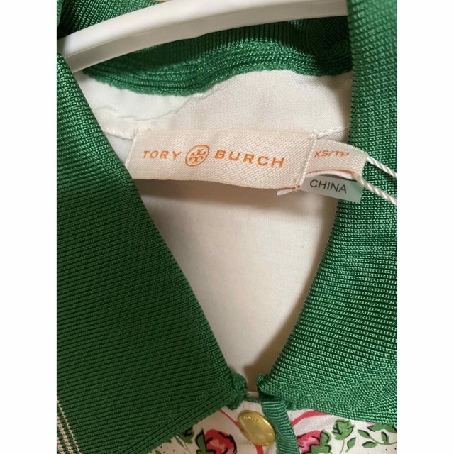 【2022年製 新品】 トリーバーチ　フローラル　ポロ　シャツ　TORYBURCH