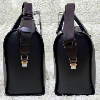Dunhill - 大容量 ダンヒル ボストンバッグ ショルダー 2way レザー A4