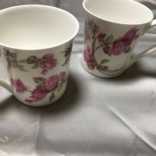 Aynsley China - エインズレイ エリザベスローズピンク マグカップ 2個