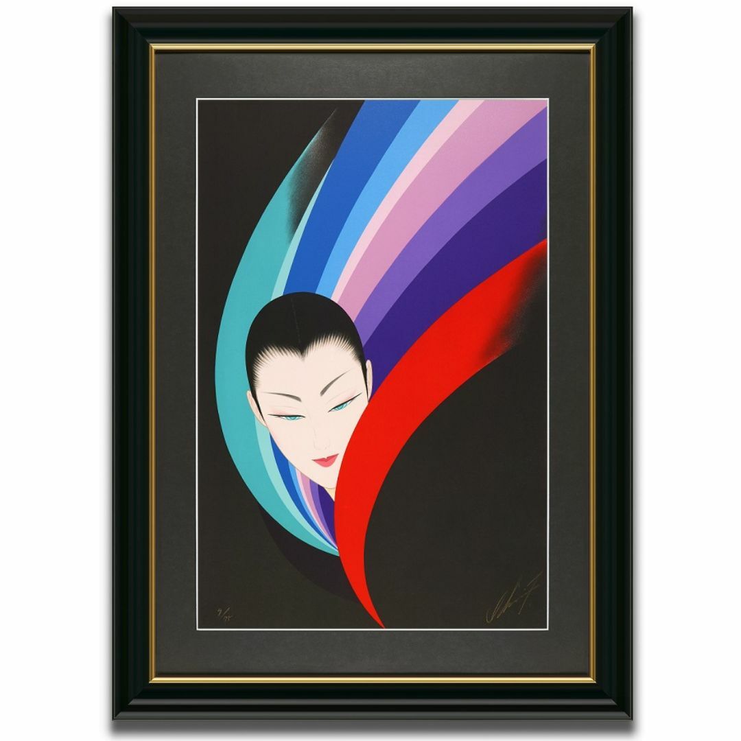 ☆新品 鶴田一郎 限定75部 リトグラフ 版画 特別価格 真作保証 ☆新品 鶴田一郎 限定75部 リトグラフ 版画 特別価格 真作保証
