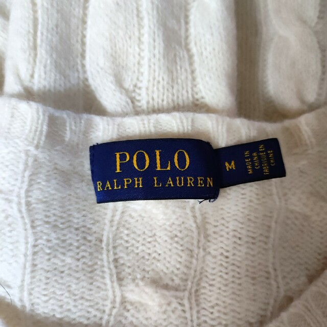 POLO RALPH LAUREN(ポロラルフローレン)のPOLO RALPH LAUREN   カシミヤ混ケーブルセーター レディースのトップス(ニット/セーター)の商品写真