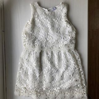 ザラキッズ(ZARA KIDS)のZARA kids レース　ワンピース　118センチ(ワンピース)