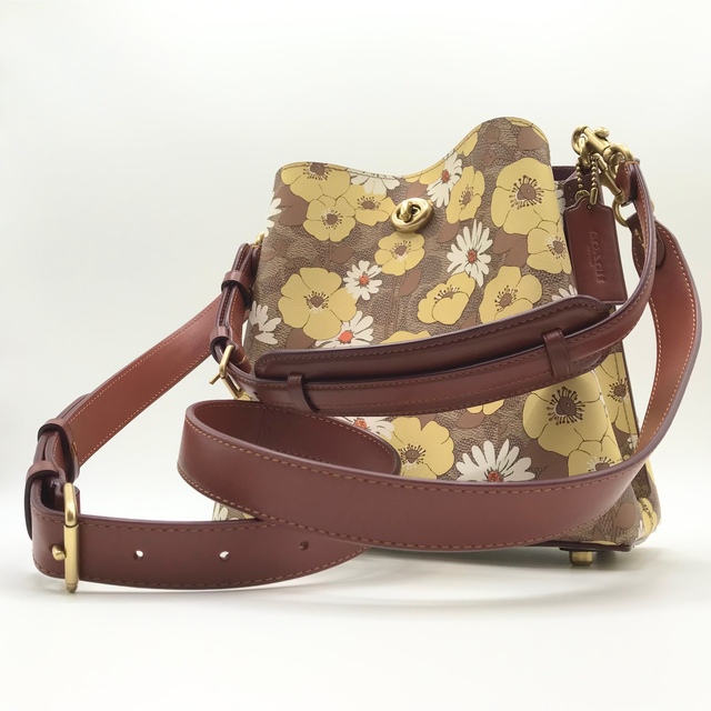 Aランク COACH ☆大人気☆ ウィロウ バケット バッグ フローラル