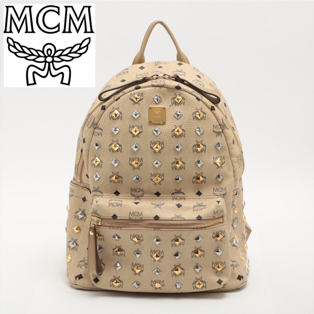 【中古美品 全国送料無料】MCM バックパック スタッズ リュック | フリマアプリ ラクマ