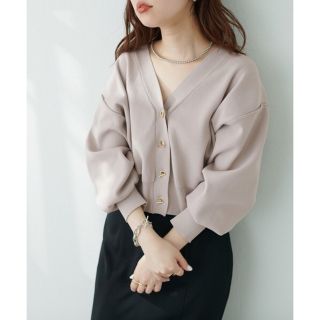 ナチュラルクチュール(natural couture)のナチュラルクチュール プチプラハトメバー釦おしゃれカーデ(カーディガン)