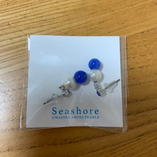 パール(pearl)の未開封 宇和海真珠株式会社日本産あこや真珠ピアス アクセサリー　Seashore(ピアス)