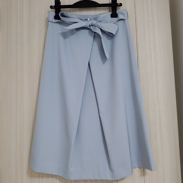 ROPE’(ロペ)のしーちゃんさま専用 ROPE ライトブルー スカート レディースのスカート(ひざ丈スカート)の商品写真