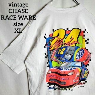 CHASE RACE WARE ヴィンテージ　Tシャツ　NASCAR 古着　90(Tシャツ/カットソー(半袖/袖なし))