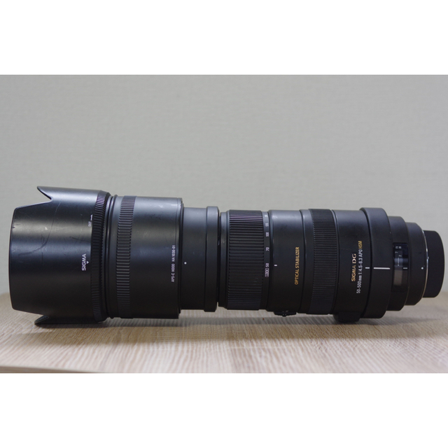 SIGMA(シグマ)のSIGMA 50-500mm F4.5-6.3 DG OS HSM PENTAX スマホ/家電/カメラのカメラ(レンズ(ズーム))の商品写真