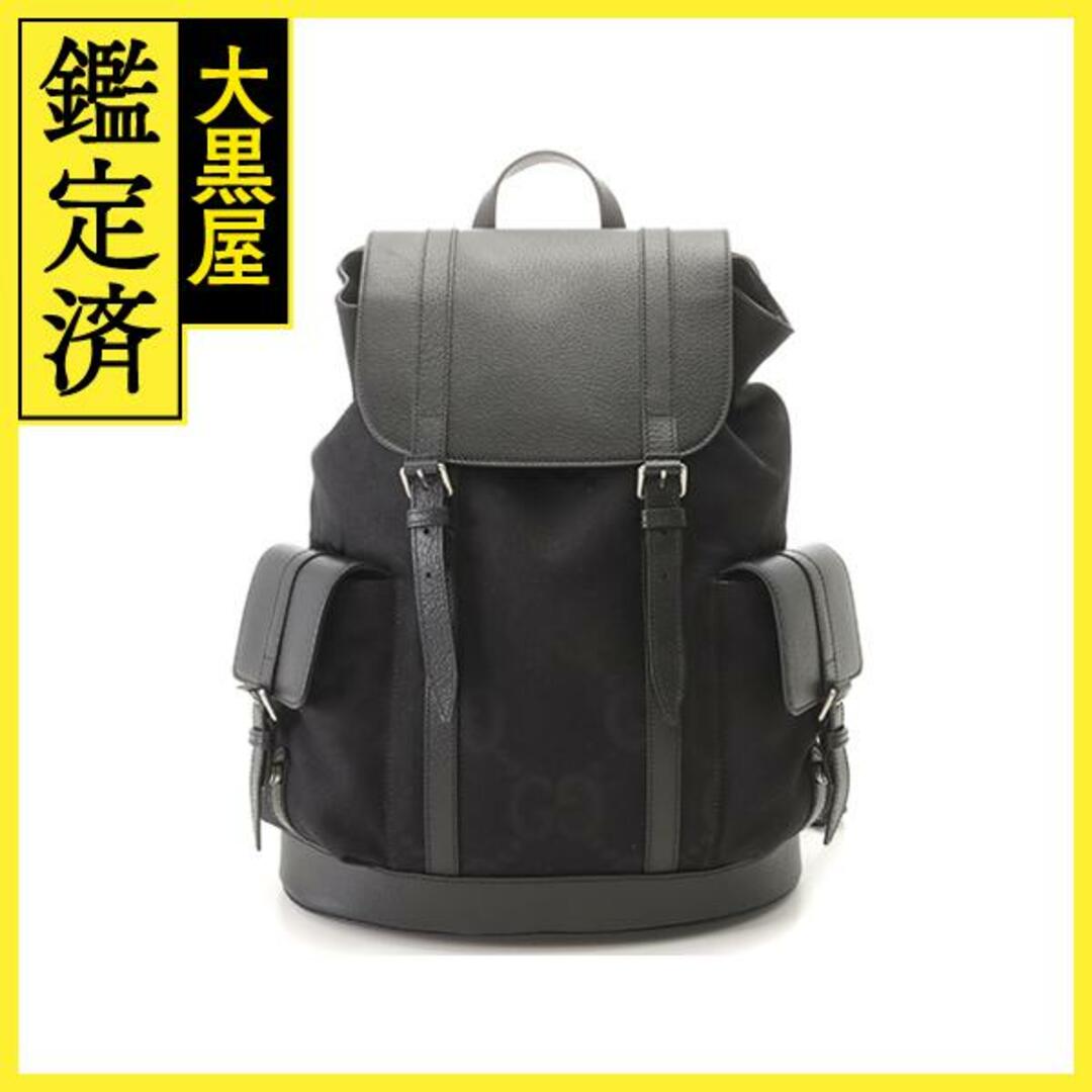 Gucci - GUCCI グッチ ジャンボGG バックパック ブラック 【430】の