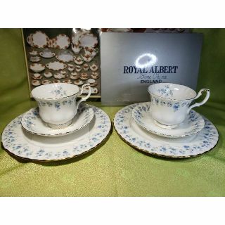 ロイヤルアルバート(ROYAL ALBERT)のロイヤルアルバート メモリーレーン カップ＆ソーサー＆ケーキプレート②トリオ２(食器)