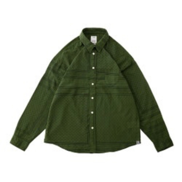 メンズvisvim LUMBER L/S BANDANA バンダナ GREEN 3