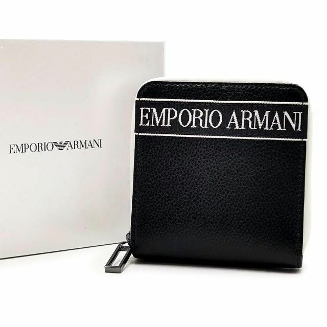 超美品 エンポリオアルマーニ 財布 ラウンドファスナー 03-23052406