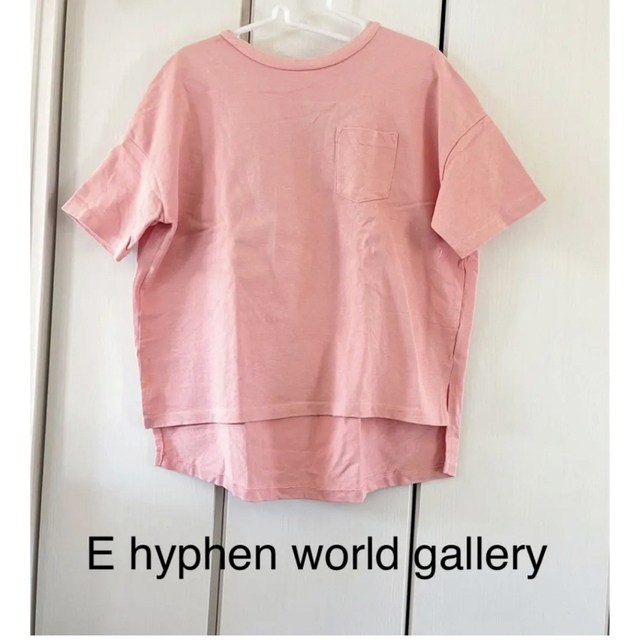 E hyphen world gallery(イーハイフンワールドギャラリー)のイーハイフン　ビッグT レディースのトップス(Tシャツ(半袖/袖なし))の商品写真