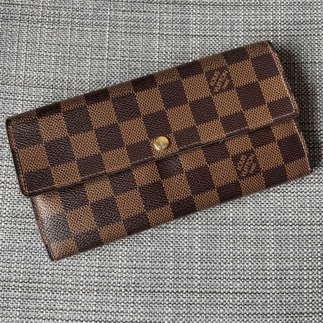 LOUIS VUITTON(ルイヴィトン)のLOUIS VUITTON ダミエ ポルトフォイユサラ 長財布 レディースのファッション小物(財布)の商品写真