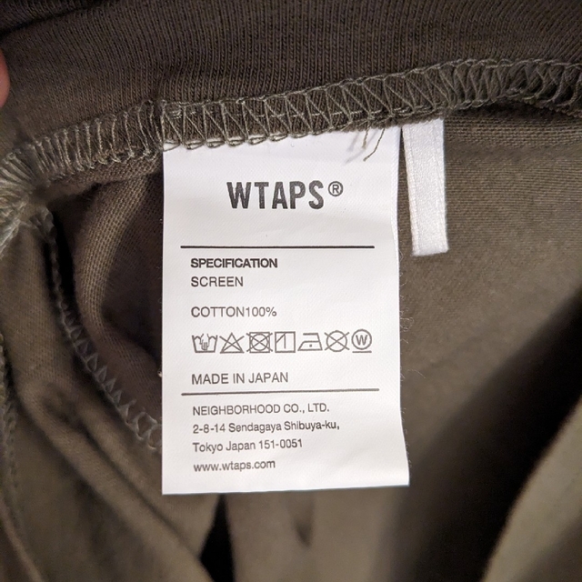 W)taps(ダブルタップス)のWTAPS FADED TEE 201PCDT-ST04S メンズのトップス(Tシャツ/カットソー(半袖/袖なし))の商品写真