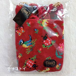 フェイラー　ハイジ　スマホショルダー新品　未使用　未開封ダークレッド