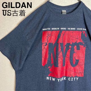 ギルタン(GILDAN)の90s ヴィンテージ USED レトロ 古着 ギルダン デカロゴ Tシャツ2XL(Tシャツ/カットソー(半袖/袖なし))