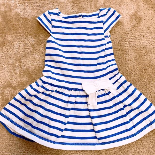 PETIT BATEAU(プチバトー)のワンピース  95 プチバトー ウズランド 夏 半袖 キッズ/ベビー/マタニティのキッズ服女の子用(90cm~)(ワンピース)の商品写真