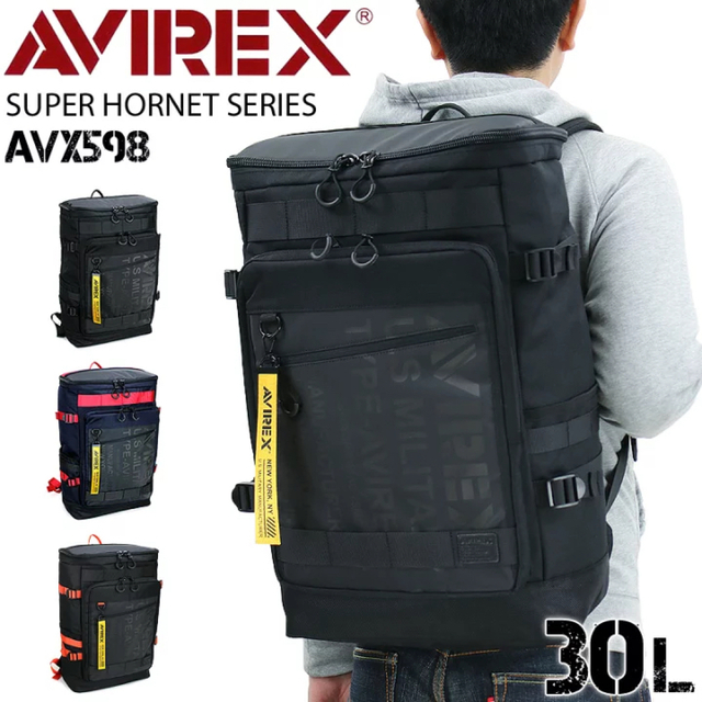 AVIREX(アヴィレックス)のアビレックス AVIREX 30L B4 A3 リュックサック AVX598  メンズのバッグ(バッグパック/リュック)の商品写真