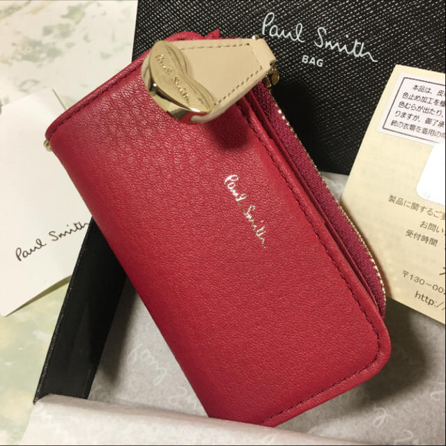 Paul Smith 新品 Paul Smith ポールスミス キーケース ハート ワインレッド 赤の通販 By Yunny Yunny ポールスミスならラクマ