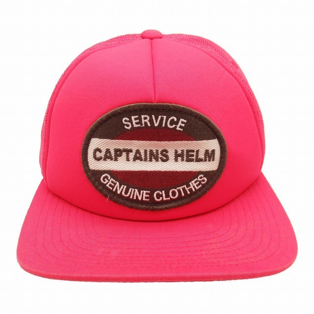 キャプテンズヘルム カンパニーワッペン メッシュ キャップ スナップバック 帽子